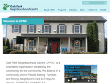 Tablet Screenshot of opnc.ca